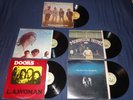 5 1970s The Doors LP Records Morrison Hotel, 13, LA Woman, Waiting For The Sun