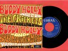 disque 45 tours EP -BUDDY HOLLY-THE CRICKETS-voir photos et description.