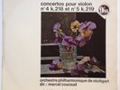FONTANA LP 200063 WGL / MOZART / MICHELE AUCLAIR violin / COURAUD