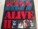 Kiss Alive 2 Double gatefold LP record 1977 with Insert & partial tatoos