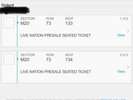 2 eminem tickets twickenham seated sat 14th july, + free travelodge stay nearby