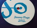 Led Zeppelin - Jimmy Page blue translucent splatter vinyl UK 1st press Ramble 3C