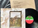 LED ZEPPELIN - IV   Very rare 1971 Aussie G/F LP Release w/Insert - Near MINT