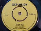 LLOYD CHALMERS - READY TALK / THERE IS SOMETHING ABOUT YOU - 1970 - VERY GOOD++