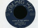 JIMMY WAGES Right in the Middle on Tom Big Bee Country Bop 45 Hear