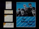 GENUINE 1960s ROLLING STONES AUTOGRAPHS signed MICK JAGGER KEITH RICHARDS