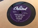 78 RPM Capital Records Jam-Bo & Orange Colored Sky Nat King Cole Stan Kenton