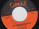 THE VELOURS - THIS COULD BE THE NIGHT (ONYX 515) MINT-  CLASSIC