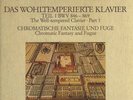 6lp 2 set intercord 185.705/706 bach well tempered vol.1-2 demus ex+/nm