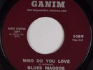 BLUES MAGOOS: Who Do You Love GANIM Promo Garage Punk Psych 45 NM- HEAR
