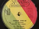DELROY WILLIAMS - THINK TWICE - ROCKERS ( RARE ROOTS 12 )
