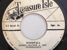 TOMMY MCCOOK - WINDFALL - TREASURE ISLE ( RARE ROCKSTEADY INST 7 )