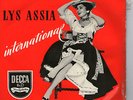 EUROVISION 1956 LYS ASSIA - REFRAIN   Ep. ,7inch