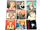 FRANCE GALL - MYLENE FARMER - FRANCOISE HARDY - (lot  45t) - 15 singles + 1 EP -