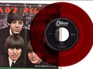 THE BEATLES - HELP / I'M DOWN - VERY RARE  JAPAN ODEON RED VINYL 45'PS