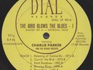 Charlie Parker Bird Blows the Blues Dial 901 red vinyl