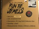 RSD 2018 Run The Jewels Stay Gold collectors edition box + Ambassador Button