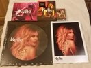 Kylie Minogue Golden Picture Disc LP + Portrait & 7” Dancing+Deluxe Cd and Tape