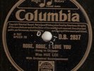 MISS HUE LEE: Rose, Rose I Love You (UK Columbia 78)