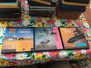 Six (6) vintage reel to reel stereo tapes (American Airlines flight music)
