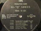 HI-Q SERIES REEL # X-151/152-CAPITOL RECORDS MUSIC LIBRARY LP-CLASSICAL