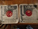 old 78 rpm okeh records with Blind lemon Jefferson