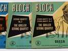 BLOCH STRING QUARTETS COMPLETE GRILLER QUARTET ORIGINAL DECCA LXT ENGLAND NM
