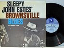 Rare Blues LP - Sleepy John Estes - Brownsville Blues - Delmark # DL-613 - Promo
