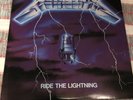 Metallica Ride The Lightning Megaforce ELEKTRA lp vinyl Record 60396-1 VG+
