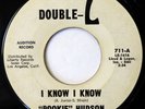POOKIE HUDSON w. SPANIELS 45 I Know I Know/Jealous Heart DOUBLE-L doo wop f3245