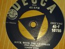 TOMMY STEELE  7 SINGLE ROCK WITH THE CAVEMAN IN COMPANY SLEEVE
