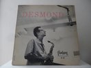PAUL DESMOND QUINTET - FANTASY-3-21- VG+ - DEEP GROOVE - RED PLASTIC