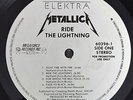 Metallica - RIDE THE LIGHTNING - ELEKTRA PROMO LP - AR version