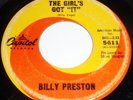 BILLY PRESTON.....THE GIRL'S GOT IT.....CAPITOL 5611