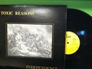 TOXIC REASONS independence LP WITH BOOK risky records 1982 DAYTON HARDCORE rare