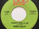PSYCH FREAKBEAT Robert Gillet EXEGETE POUR LA VIE Pop Apex 45  Quebec