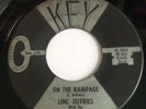 HEAR Rare Rockabilly Tuff Rocker - LINC JERRRIES -ON THE RAMPAGE - KEY 45 Orig