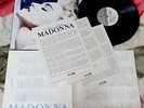 MADONNA True Blue LP 2nd Edition 1986 BRAZIL GOLD STAMPED + A-4 PROMO PRESS KIT