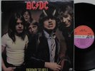 AC/DC Highway To Hell 1979 SPAIN Laminated PS / Orange & Purple Labels VG++/EX