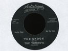 THE TOMKO'S The Spook on Artistique Promo R&B Popcorn Halloween Horror 45 Hear