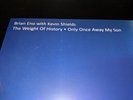 Brian Eno with Kevin Shields The Weight of History Vinyl RSD Record Store Day