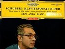 DGG RED STEREO TULIP ED1 - SCHUBERT PIANO SONATA B-DUR - GEZA ANDA - NM