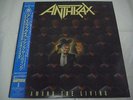 ANTHRAX-Among The Living JAPAN 1st.Press w/OBI Metallica Slayer Iron Maiden