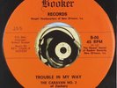 Rare Black Gospel 45 The Caravan No 2 Of Zachary Trouble In My Way Booker 06 M-