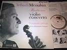 YEHUDI MENUHIN Beethoven Violin Concerto LP HMV ASD 377 WHITE & GOLD ED1 NM