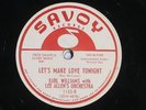 78 RPM -- Earl Williams with Lee Allen's Orch., Savoy 1133, E- New Orleans R&B