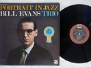 BILL EVANS TRIO PORTRAIT IN JAZZ RIVERSIDE MW 2062 Japan VINYL LP