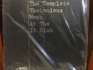 Complete THELONIOUS MONK At The It Club LP SEALED Mosaic 4lp Box Set Jazz