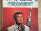 EXCUSE-MOI PARTENAIRE 45T JOHNNY HALLYDAY DEDICACE