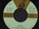 GEORGE CAMPBELL & KOOLS FIVE: Sugar / Get It On 45 (Crossover Soul with a kille